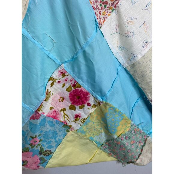 VTQ Patchwork Quilt Top Layer Mariner Sailing Ship 54x54" - Picture 8 of 10